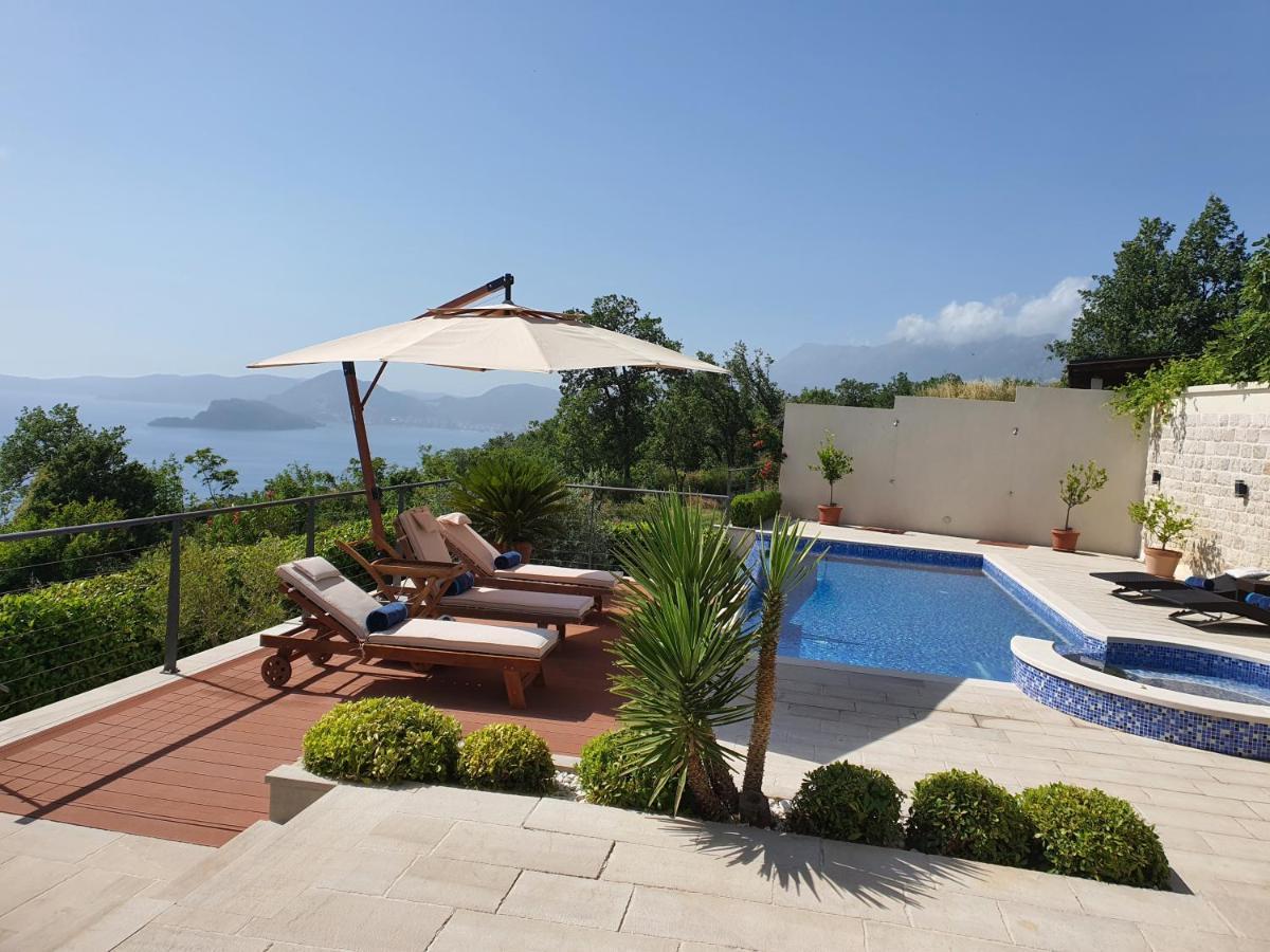 Luxury Villa Crystal Blue Sveti Stefan Dış mekan fotoğraf